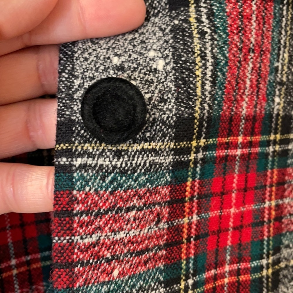 Vintage Plaid Waist Length Blazer - Picture 4 of 10